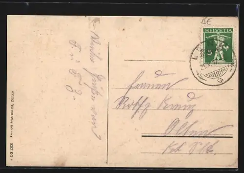 AK Lenk /Berner Oberland, Teilansicht mit Kirche