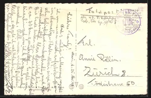 AK Muri /Aargau, Teilansicht mit Kirche