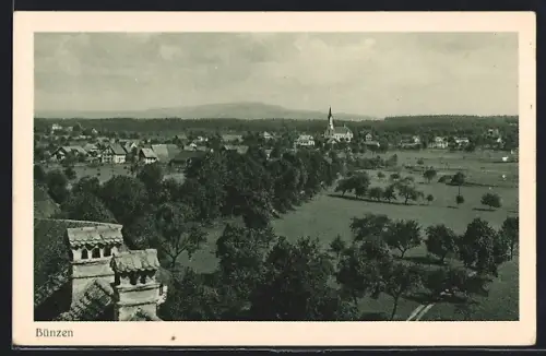 AK Bünzen, Panorama mit Kirche