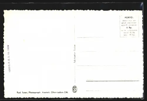 AK Boswil /Aarg., Teilansicht mit Kirche