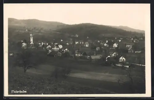 AK Unterkulm, Teilansicht der Ortschaft