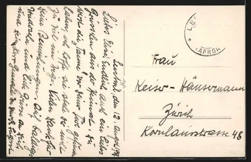 AK Leutwil, Teilansicht mit Bäumen