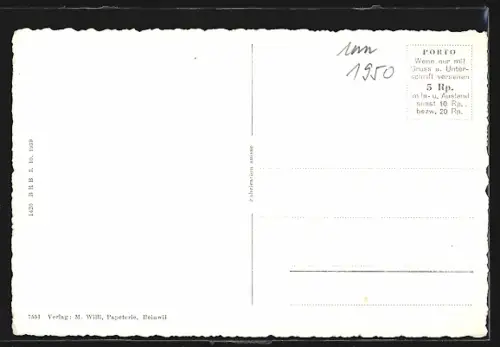 AK Beinwil, Teilansicht mit Kirche