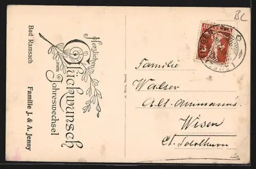 AK Ramsach, Panorama & Ruine Homburg