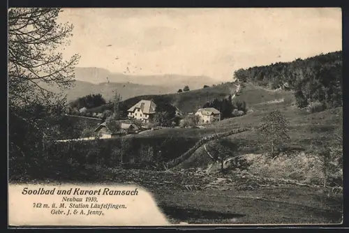 AK Ramsach, Teilansicht des Kurorts von der Weide aus