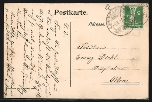 AK Ramsach, Teilansicht des Kurorts von der Weide aus