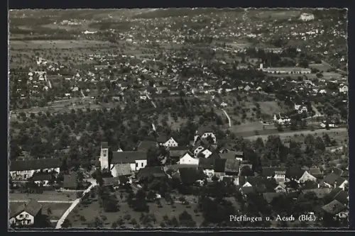 AK Pfeffingen /Bld., Teilansicht mit Aesch