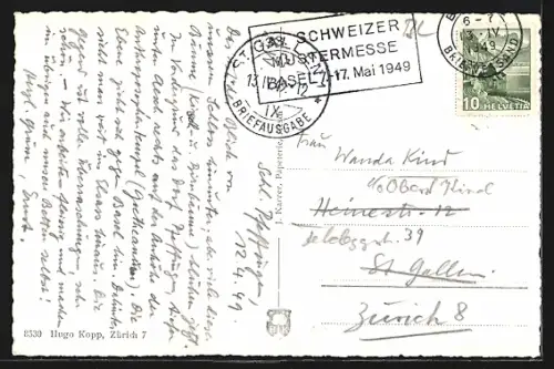 AK Pfeffingen /Bld., Teilansicht mit Aesch