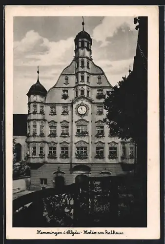AK Memmingen i. Allgäu, Motiv vom Rathaus