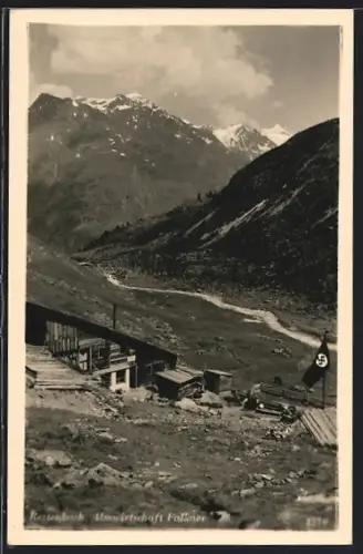 AK Sölden, Reitenbach, Almwirtschaft Falkner