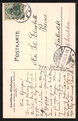 AK Stendal, Strassenpartie am Tangermünder Tor