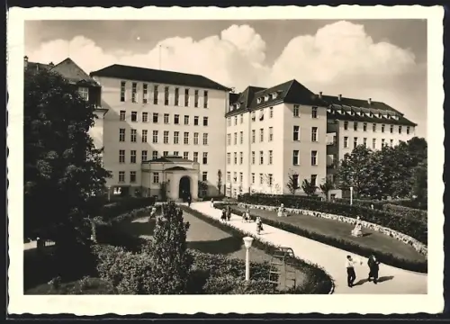 AK München-Nymphenburg, Krankenhaus vom Dritten Orden in der Menzinger Strasse 48