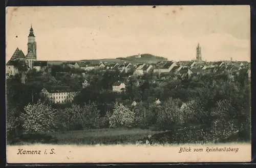 AK Kamenz, Blick vom Reinhardsberg
