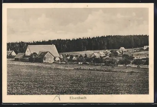 AK Eisenbach / Schwarzwald, Teilansicht vom Feld her