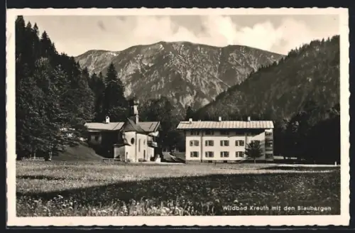 AK Kreuth / Wildbad, Gasthof gegen die Blauberge