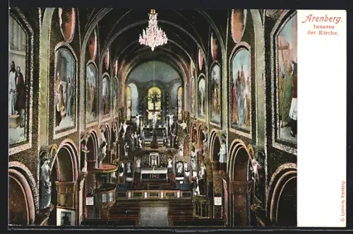 AK Arenberg, Inneres der Kirche
