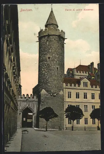 AK Bautzen, Turm der alten Kaserne