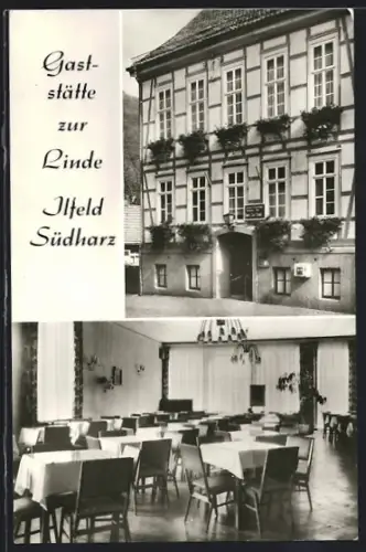 AK Ilfeld /Südharz, Gaststätte zur Linde