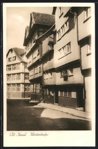 AK Kassel, Klosterstrasse in der Altstadt