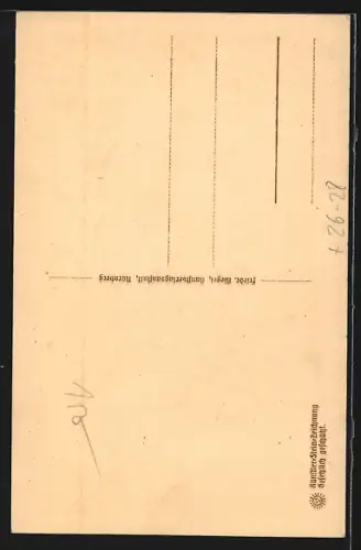 Steindruck-AK Nürnberg, Vestnerturm