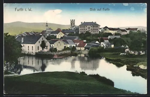 AK Furth i. W., Blick auf Furth