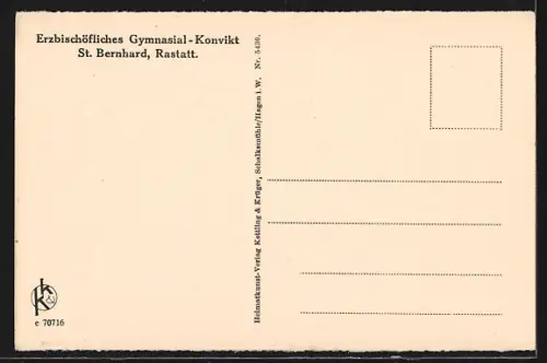 AK Rastatt, Staatliches Ludwig-Wilhelm-Gymnasium