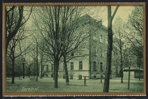 AK Rastatt, Erzbischöfliches Gymnasial-Konvikt St. Bernhard, Spielhof
