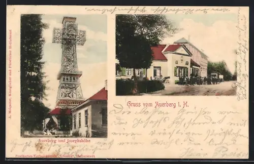 AK Auerberg i. H., Josephshöhe, Gasthaus