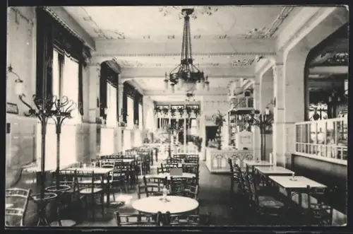 AK Kaiserslautern, Café und Konditorei J. Käfer, Café 1. Etage