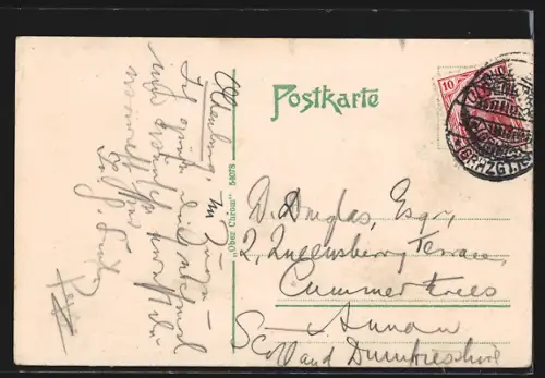 AK Oldenburg i. Gr., Partie an der Staugrabenstrasse