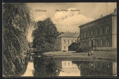 AK Oldenburg / Gr., Altes Palais u. Augusteum, Elisabethstrasse