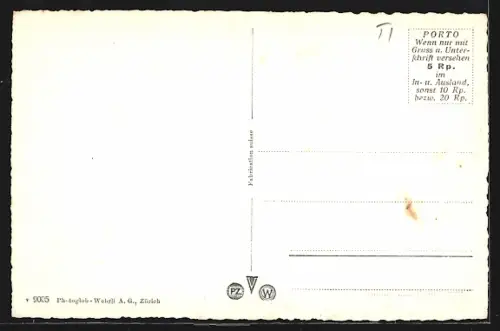 AK Monte Generoso /Lago di Lugano, Vista sul Lago di Lugano e Alpi Bernesi