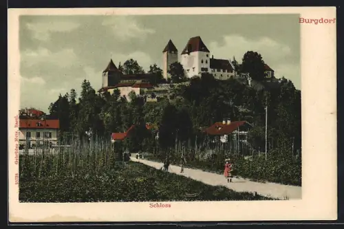 AK Burgdorf, Blick zum Schloss