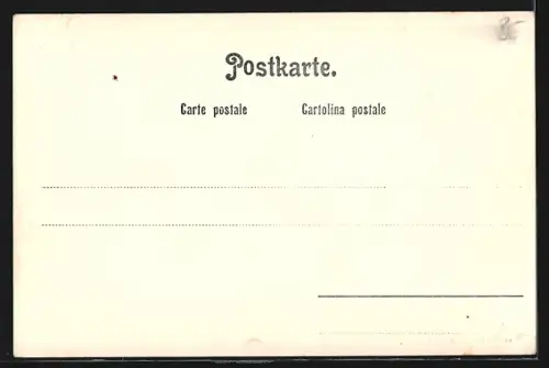 AK Spiez, Ortsansicht mit Bergpanorama