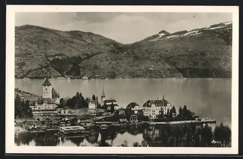 AK Spiez, Ortspanorama am See