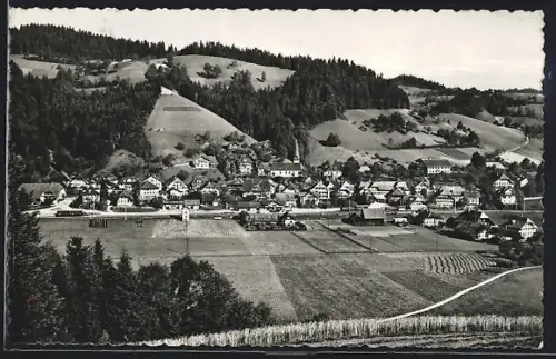 AK Signau, Ortsansicht mit Feldern der Umgebung