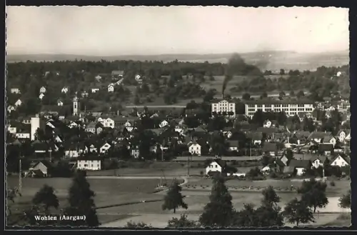AK Wohlen /Aargau, Ortsansicht mit Kirche