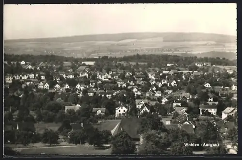 AK Wohlen /Aargau, Ortsansicht aus der Vogelschau