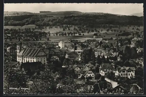 AK Wohlen /Aargau, Blick über den Ort