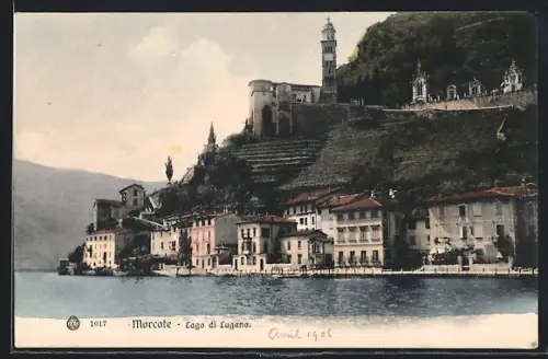 AK Morcote /Lago di Lugano, Vista Parziale