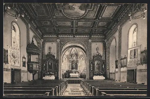 AK Römerswil, Pfarrkirche, Innenansicht