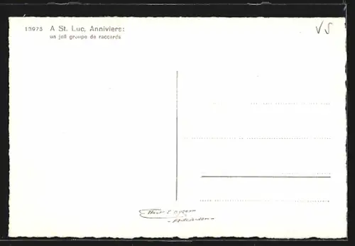 AK St. Luc /Anniviers, Un joli groupe de raccards