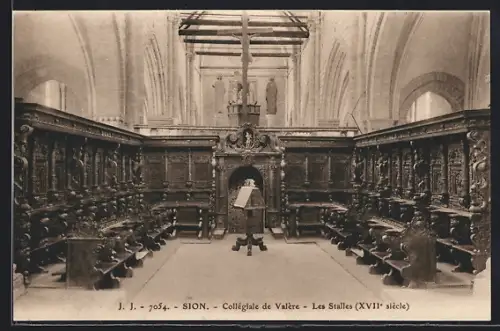AK Sion, Collégiale de Valère, Les Stalles