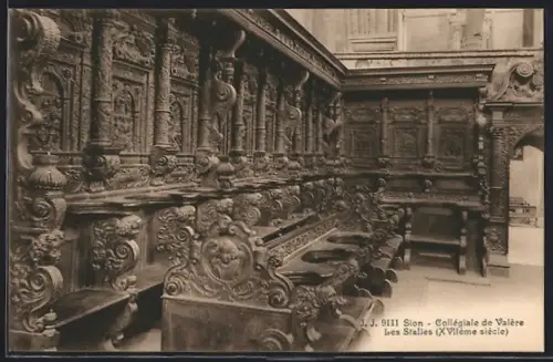 AK Sion, Collégiale de Valère, Les Stalles