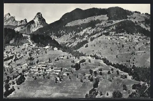AK Revereulaz-Mayen-Torgon s /Vionnaz, Panorama, Fliegeraufnahme