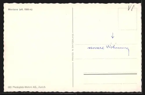 AK Montana, Strassenpartie mit Minigolfplatz