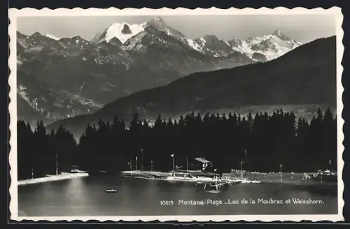 AK Montana-Plage, Lac de la Moubraz et Weisshorn