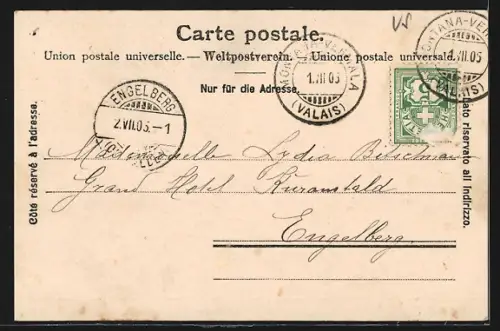 AK Montana /Ht. Valais, Sanatorium Stéphani