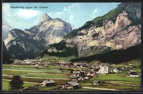 AK Kandersteg, Panorama mit Gemmi
