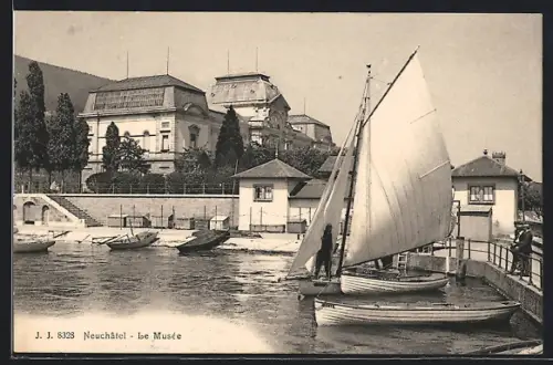 AK Neuchatel, Le Musée